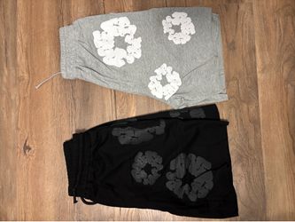 Denim shorts