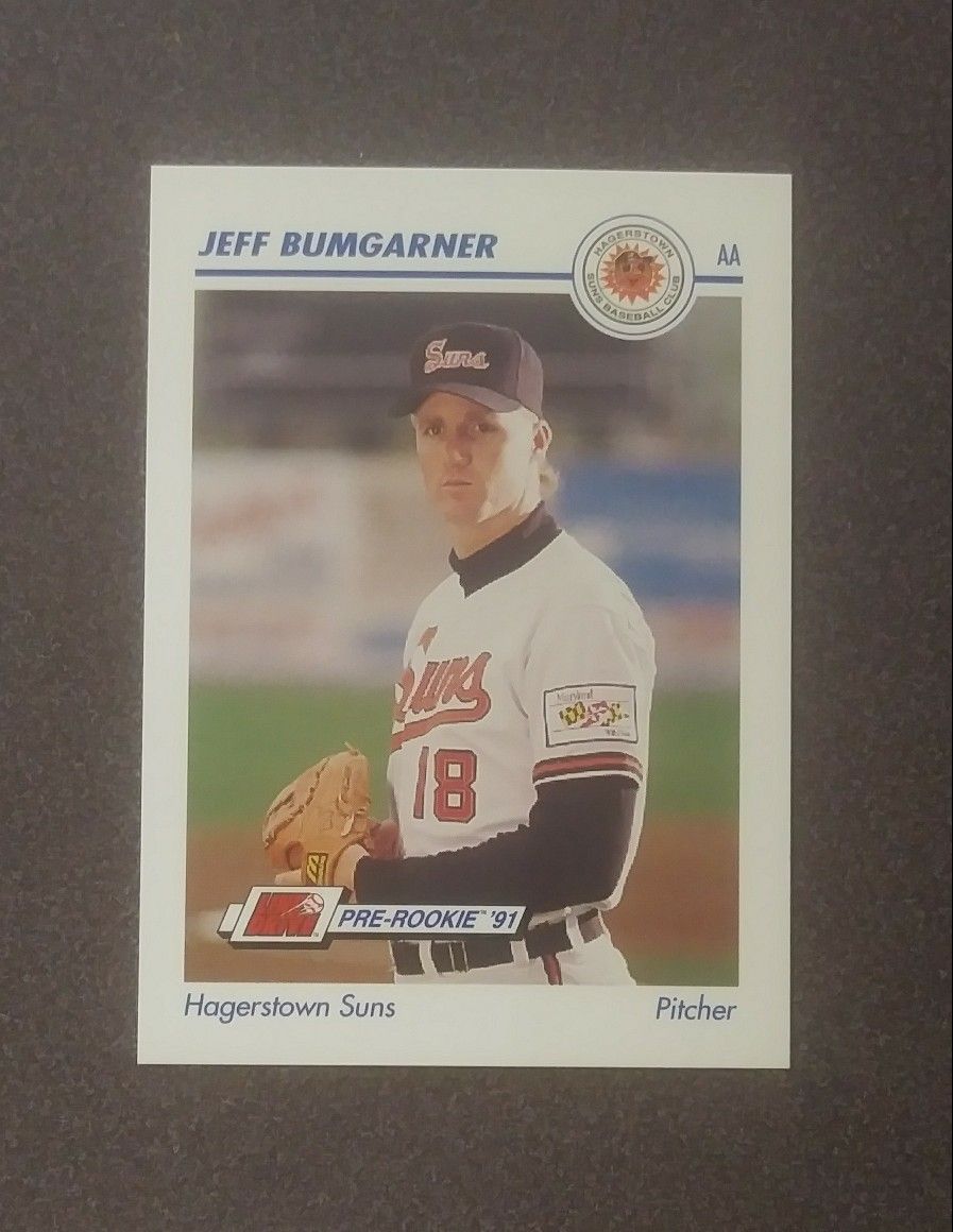 Impel 1991 Jeff Bumgarner Hagerstown Suns #226 Pre-Rookie Baseball Card Line Drive Minor Eastern League AA Vintage Collectible Sports
