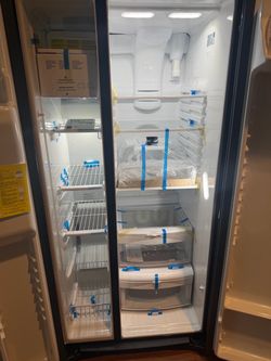 GE side by side frige