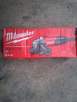 Milwaukee 4-1/2" Small Angle Grinder - Brand New in Box (Model 6130-33)