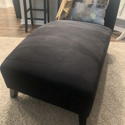Black Chaise Lounge Chair $150