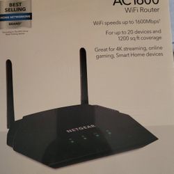 Netgear Ac1600 WiFi Router 