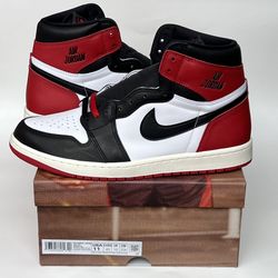 NEW Air Jordan 1 Retro OG High Black Toe Reimagined size 11 Receipt