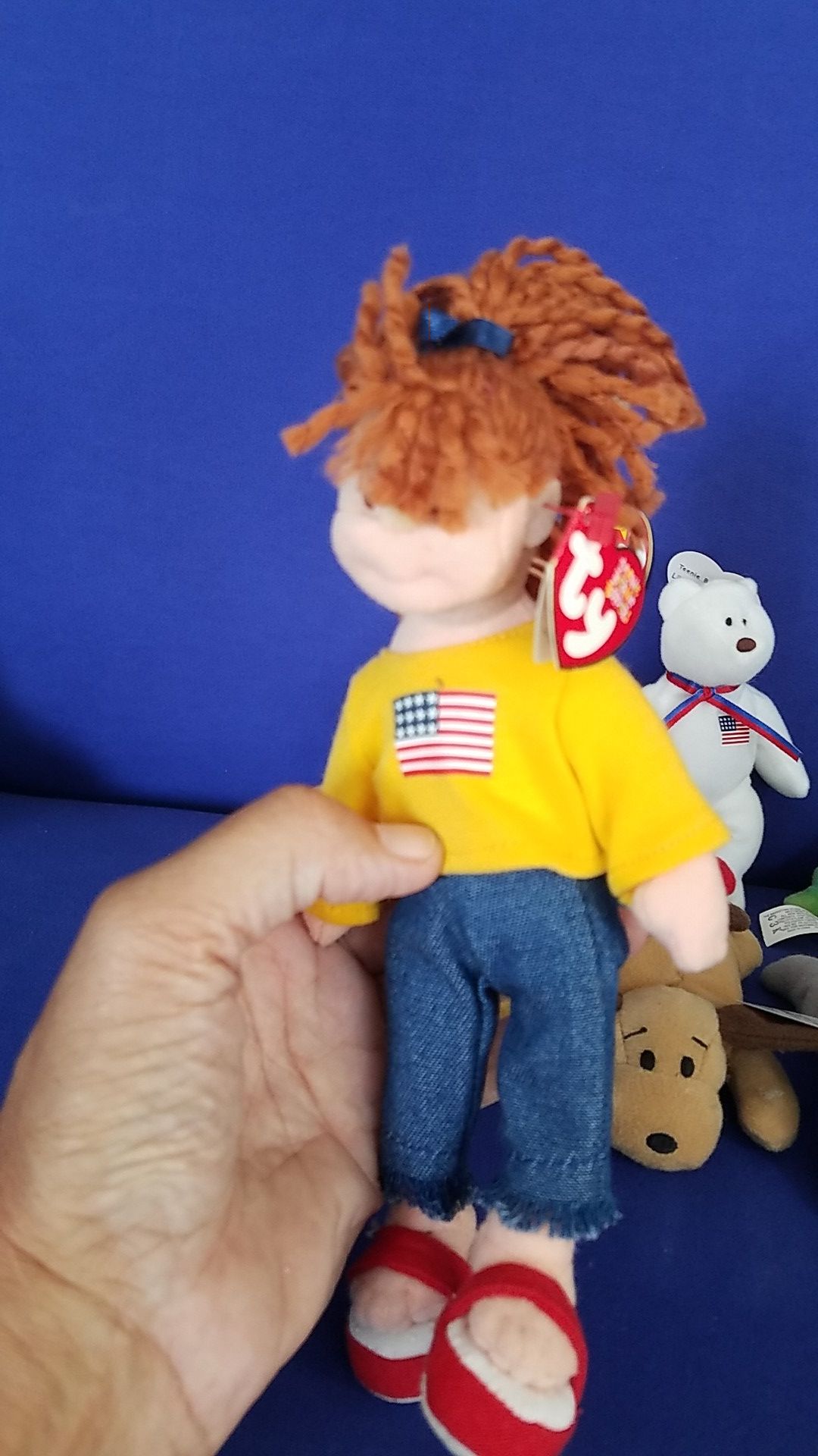 American Millie and Assorted Teenie Beanie Babies