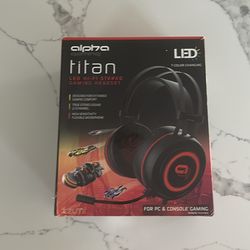 Titan LED Hi-Fi Stereo Gaming Headset