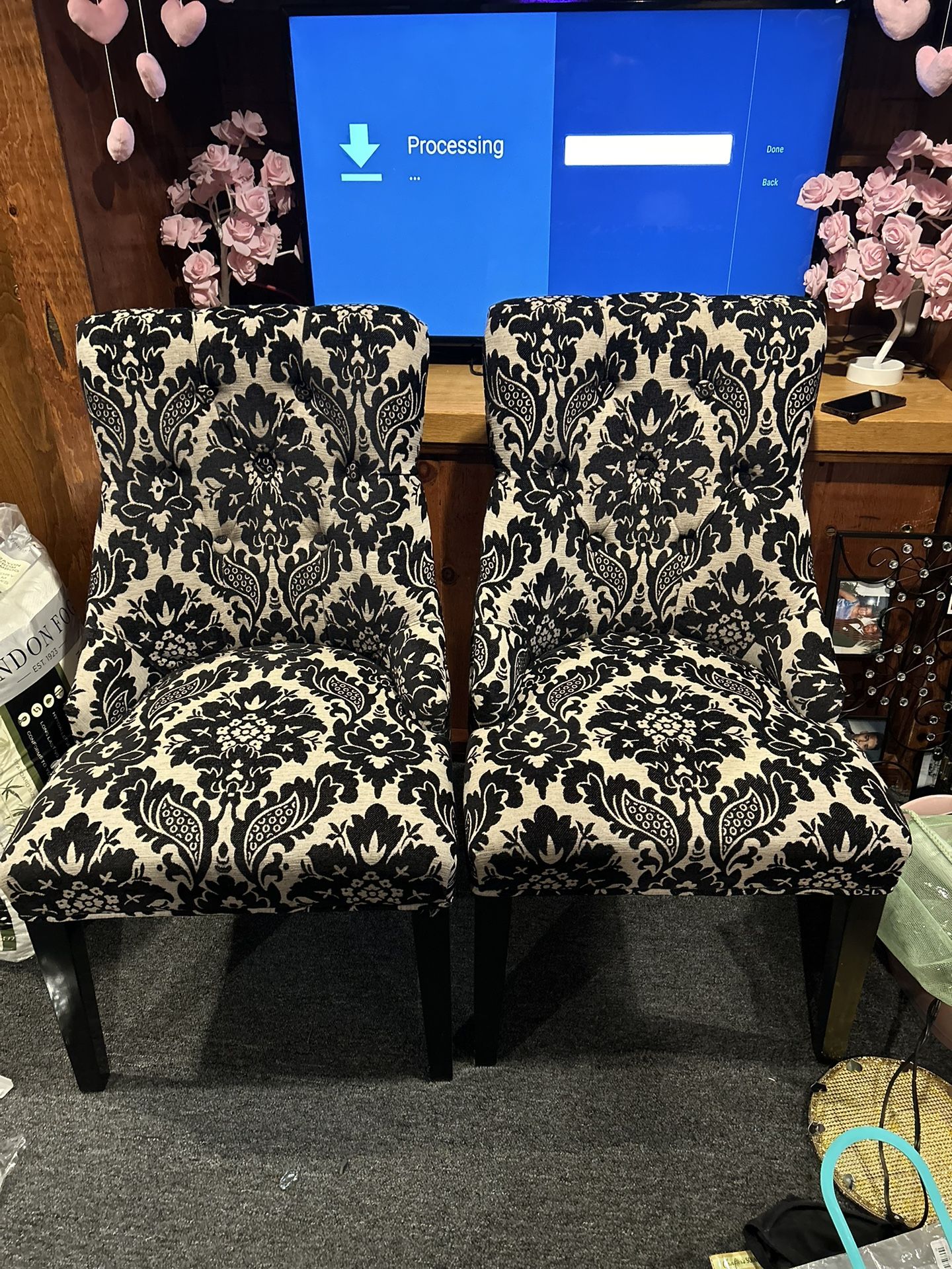 Floral Chairs