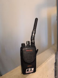 One Motorola radio , I do have many years of experience in being (Anything )