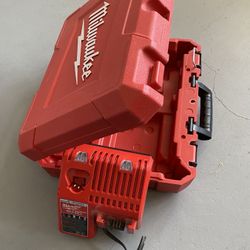 Milwaukee Tool Case With a Genuine M12/M18 charger 