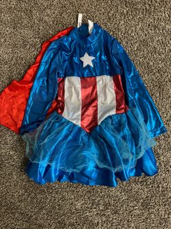 Marvel Captain America girl costume