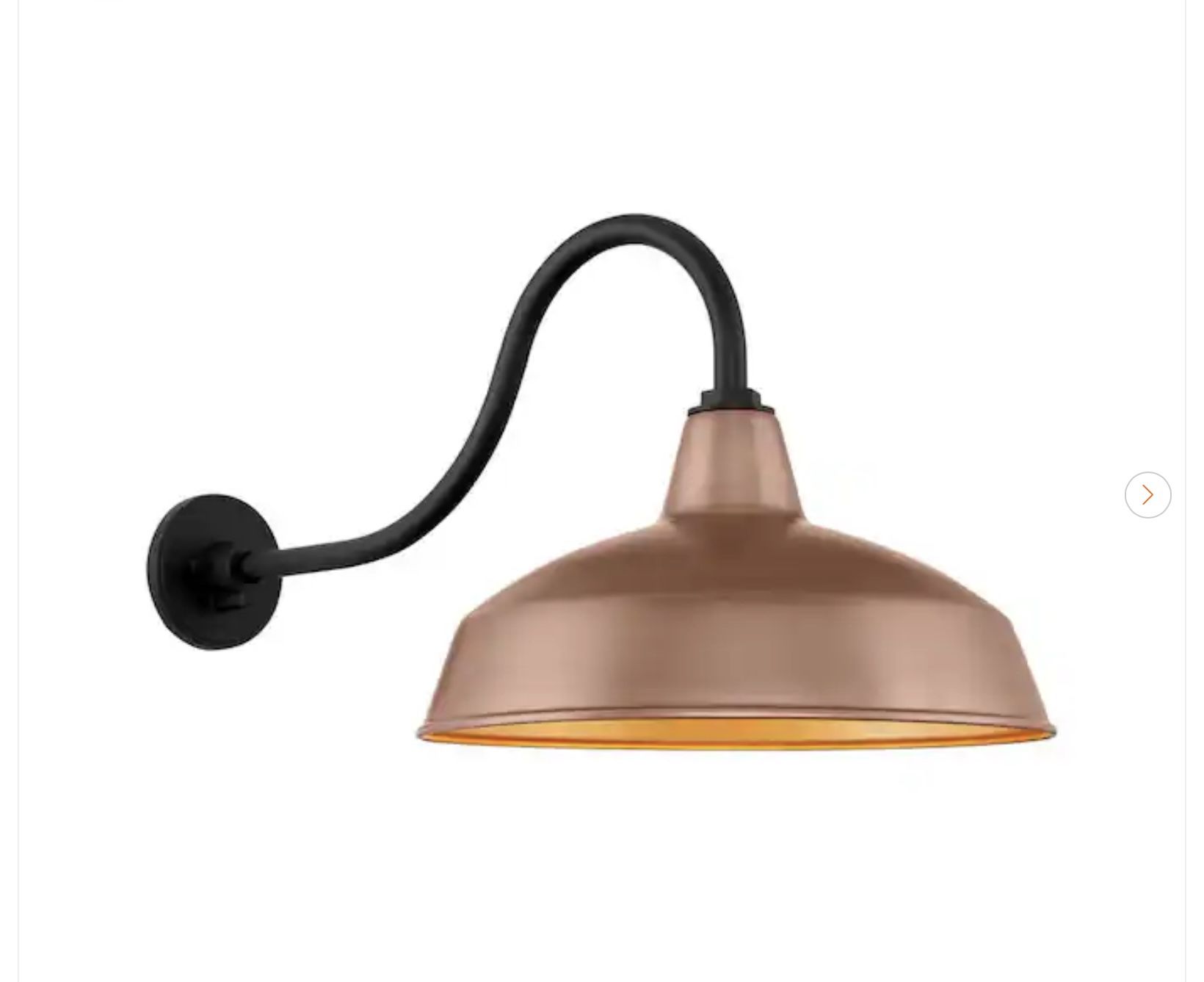 Easton 14 in. 1-Light Hunter Green Barn Outdoor Wall Light Lantern Sconce - New