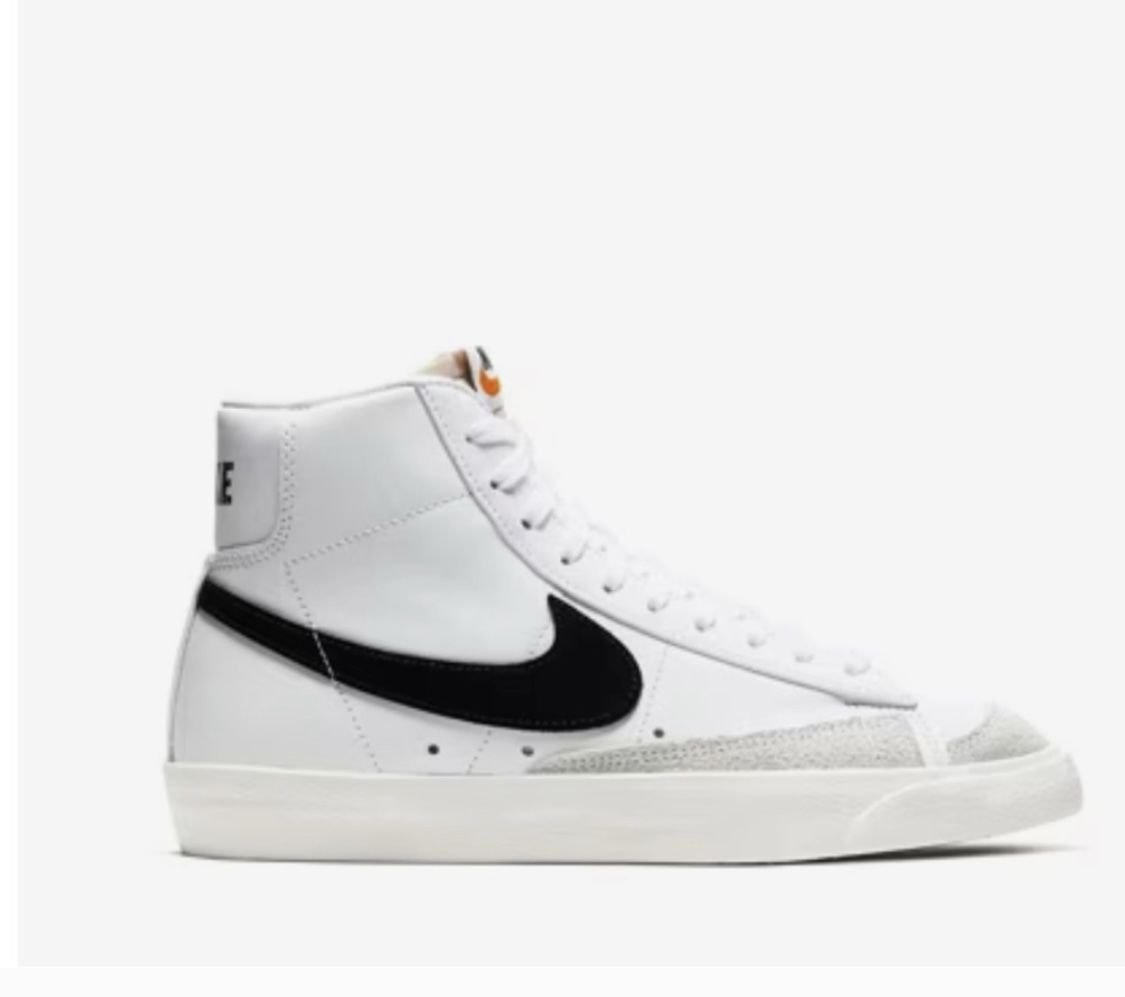 Nike Blazers White, Gray and Black