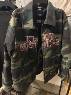 Rare WCKDTHGHTS LA KLUX BUSTERS DICKIES JACKET (CAMO)