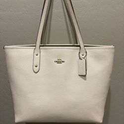 Coach Bucket Purse White