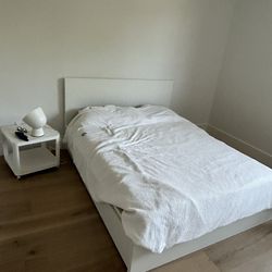 IKEA Bed Frame Plus Side Table 