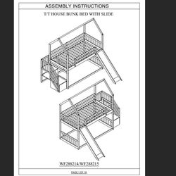 Twin Bunk Bed With Slide