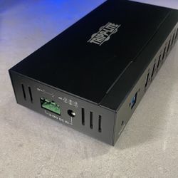 Tripp-Lite U360-007-IND | 7-Ports Industrial-Grade USB 3.0 SuperSpeed Hub - 20 kV ESD Immunity, Metal Housing