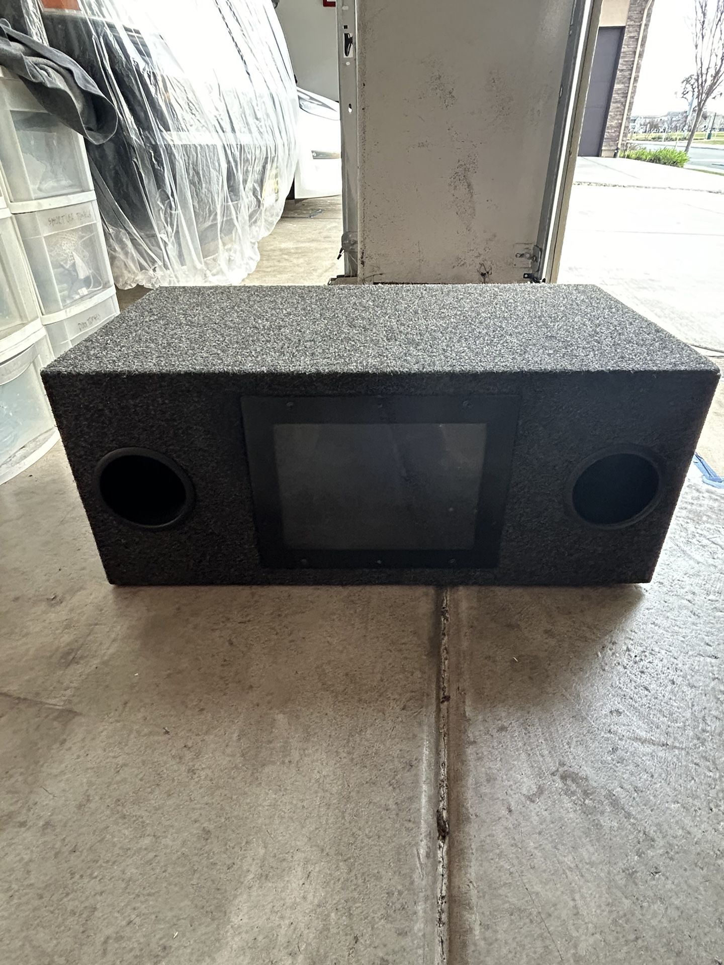 Two 8 Inch punch Speakers In Ported Box for Sale in Elk Grove, CA - OfferUp