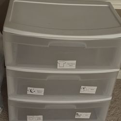 3 drawer plastic for storage