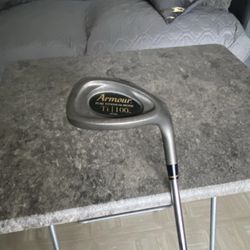Tommy Armour Ti 100 7-Iron Titanium Head Steel Shaft Golf Club Silver