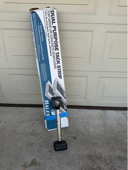 Halex Carpet Tack Strip for Wood or Concrete Subfloors 30 bags with Crain 505 Adjustable Knee Kicker