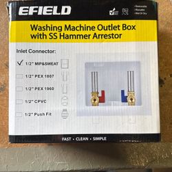 Washing Machine Outlet Box