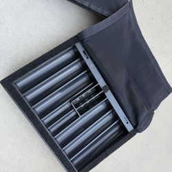 Dealer table chip tray rack and cover