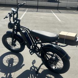 Bluvall 20 Inch Fat Tire Electric Bicycle 48V 15Ah 720wh Battery Capacity 33MPh 1500w Powerful Motor 