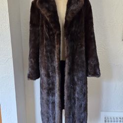 Vintage Mahogany Mink Fur Coat Size M NO OFFERS 
