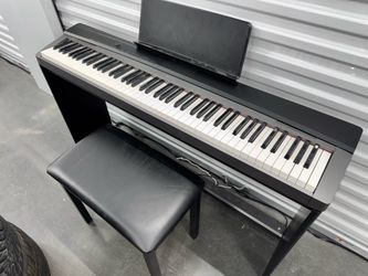 Casio Privia PX-130 Weighted Key Keyboard w/ Wood Stand & Padded Stool