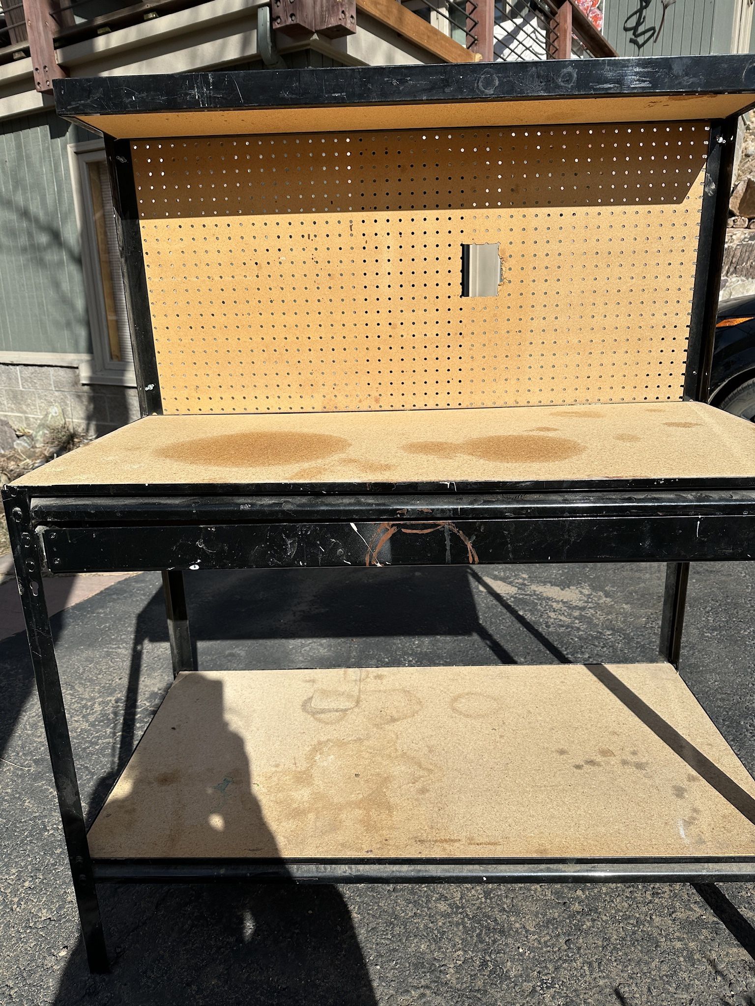 Workbench With Pegboard, Make Offer!