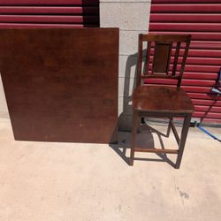 High Table & 4 Chairs