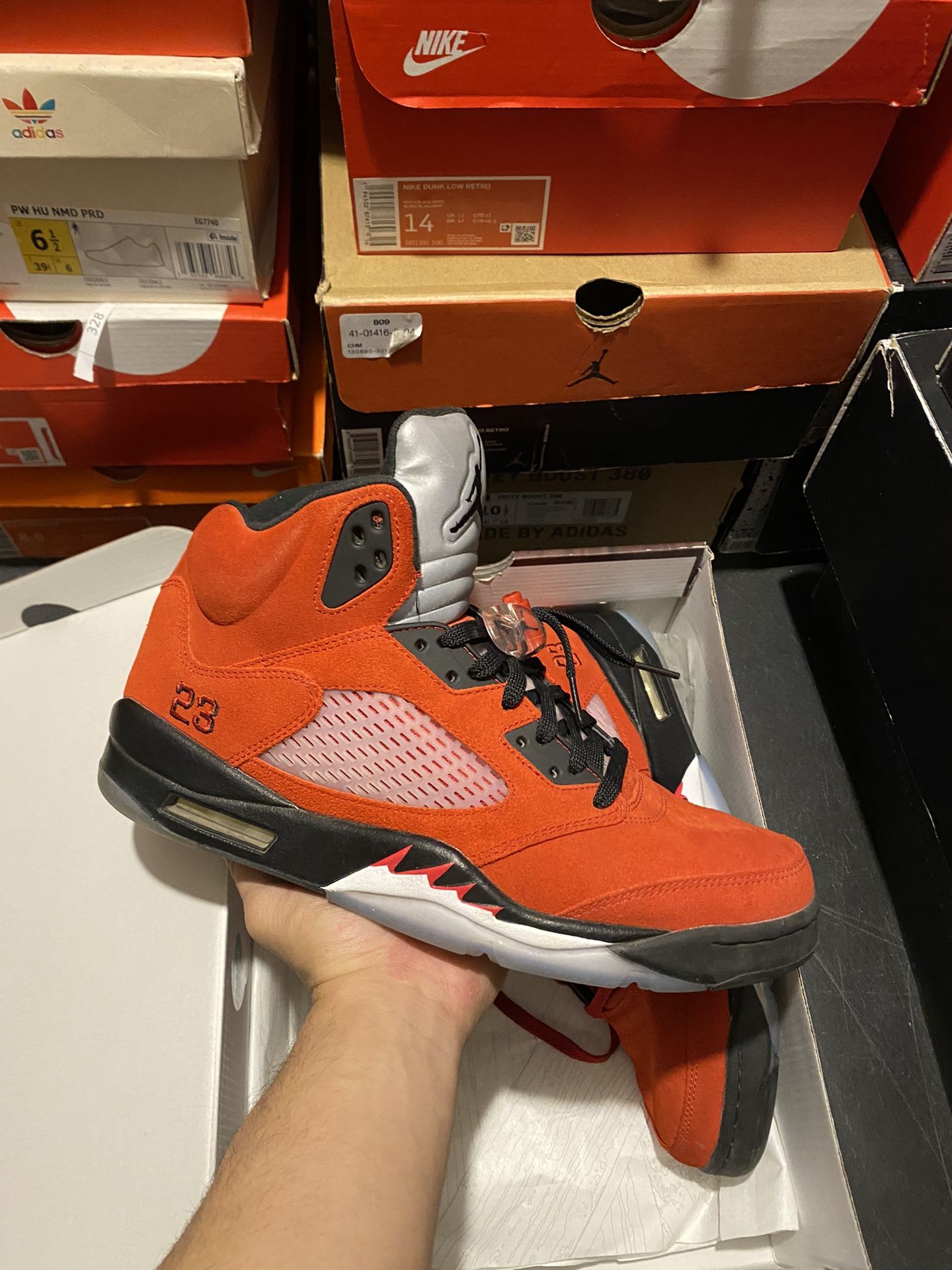 Jordan Raging Bull 5s size 12 VNDS