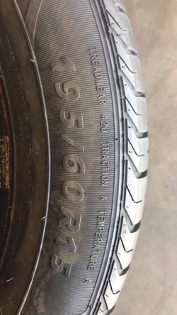 195/60/15  used tire for sale