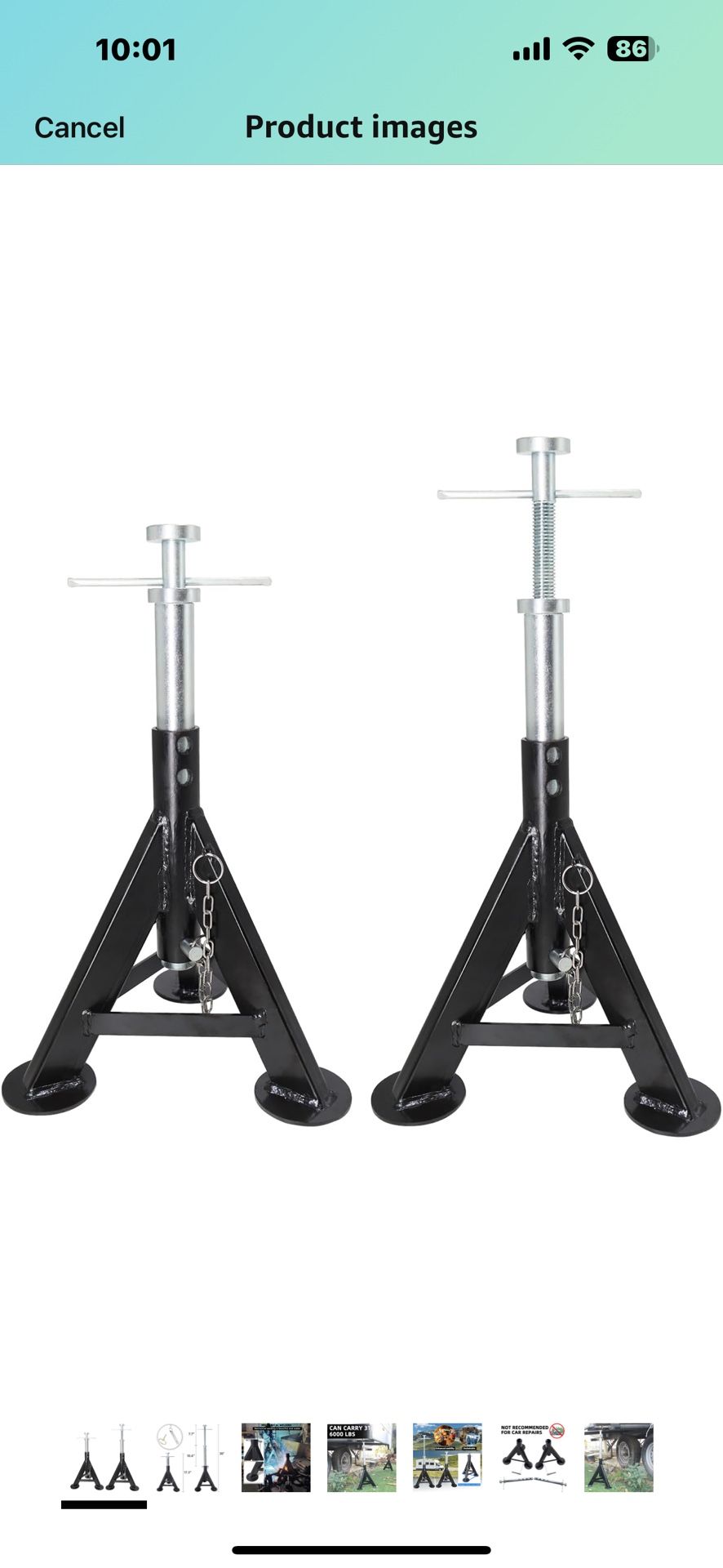 BESTOOL RV Supports Stabilizer Jacks, Travel Trailer Stabilizer Jacks Camper Jack Stands 3ton each