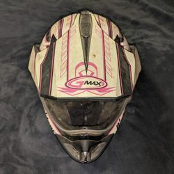 Women's Gmax Pink Ribbon Riders Snowmobile Helmet