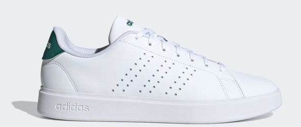 Adidas Advantage 2.0 Shoes (White/Green) Men’s Size 8.5
