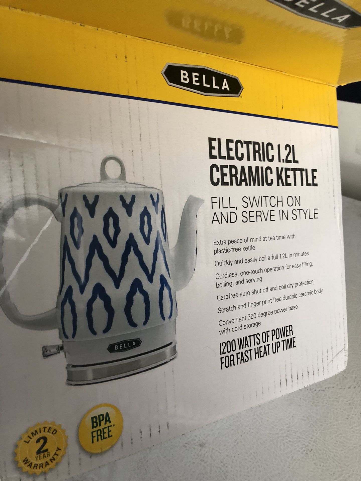 BELLA 1.2L Ceramic Kettle How-To! 