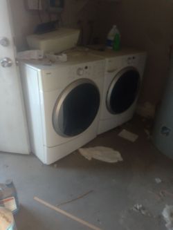 Washer and dryer