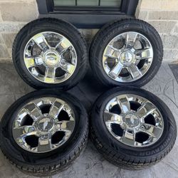 20’ Silverado Tahoe Yukon Sierra Denali Suburban LTZ Wheels Tires 6 Lug