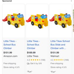 Little Tikes School Bus Climber