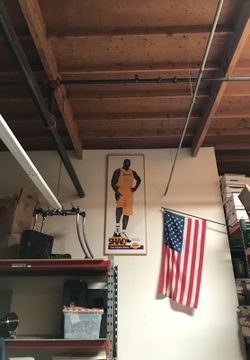 Huge Shaq poster almost life size