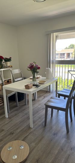 Kitchen chairs and table