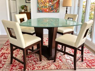 Najarian Counter-Height Dining Table Set – 4 Chairs
