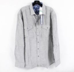 Tommy Bahama Coastline Cord Heather Bay Cotton Corduroy Button-Up Shirt Large