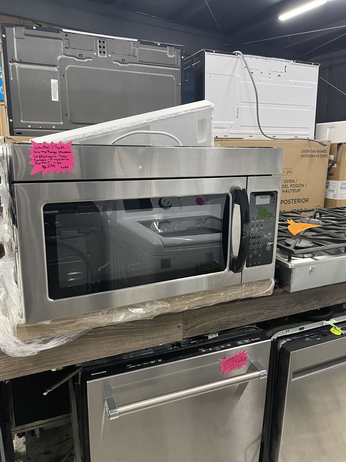 Whirlpool Over the Range Microwave 