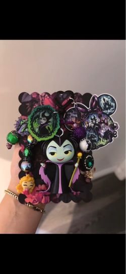 SAMPLE: Maleficent bag charm