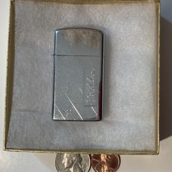 Vintage Zippo Slim Bobbie Robert Bob