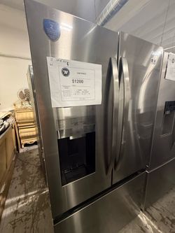 Midea French Door Refrigerator Stainless Steel