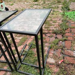 Glass End Tables 