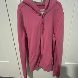 Girls pink zip up jacket